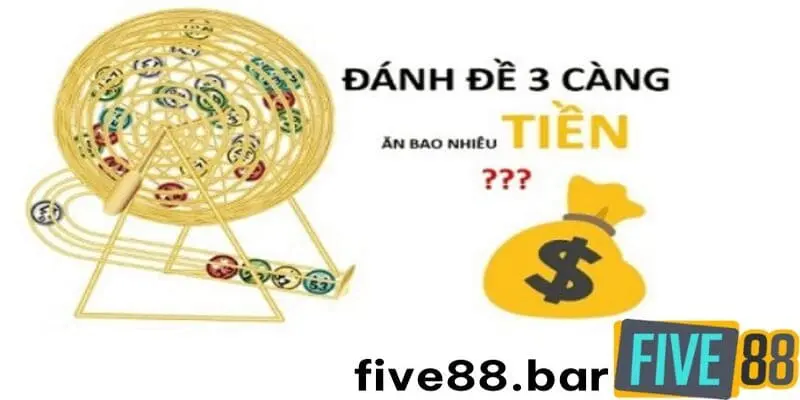 Đánh đề 3 càng ăn bao nhiêu tiền tại Five88